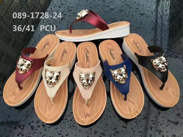 golden animal shape decoration PCU new slippers